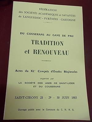 Du Couserans au Gave de Pau Tradition & renouveau.