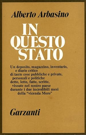 Immagine del venditore per In questo stato venduto da Studio Bibliografico Marini