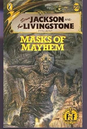 Seller image for Masks of Mayhem: Fighting Fantasy Gamebook 23 (Puffin Adventure Gamebooks) for sale by WeBuyBooks 2