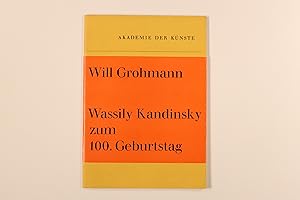 Seller image for WASSILY KANDINSKY ZUM 100. GEBURTSTAG. Festvortrag for sale by INFINIBU KG