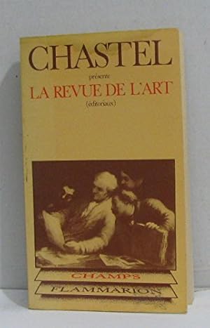 Bild des Verkufers fr Chastel prsente La revue de l'art zum Verkauf von Ammareal