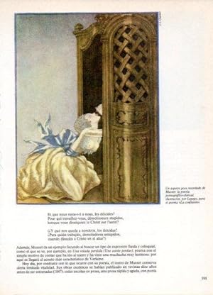 Seller image for LAMINA V38296: La confesion ilustracion por Lepape for sale by EL BOLETIN