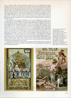 Seller image for LAMINA V38332: Cartel publicitario para Germinal en el diario Gil Blas 1878 for sale by EL BOLETIN