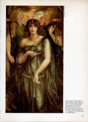 Seller image for LAMINA V38356: Astarte siriaca por D.G. Rossetti for sale by EL BOLETIN