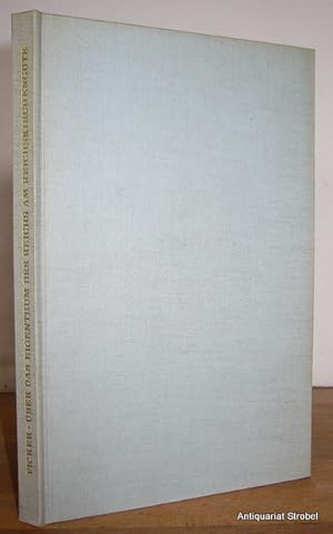 Bild des Verkufers fr ber das Eigenthum des Reichs am Reichskirchengute. (Nachdruck der Ausgabe 1872). zum Verkauf von Antiquariat Christian Strobel (VDA/ILAB)