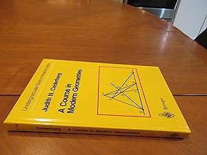 Seller image for A Course In Modern Geometries (Corrected Third Printing, 1995) for sale by Arroyo Seco Books, Pasadena, Member IOBA