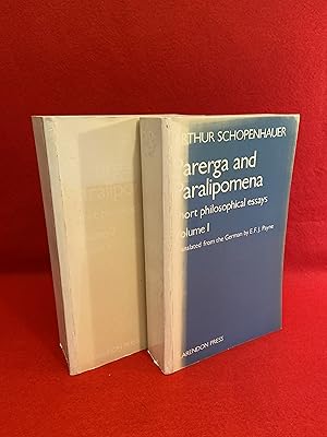 Seller image for Parerga and Paralipomena: Short Philosophical Essays, 2 vols for sale by St Philip's Books, P.B.F.A., B.A.