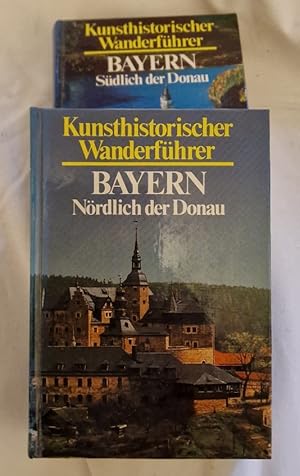 Bild des Verkufers fr Kunsthistorischer Wanderfhrer. Bayern /Sdlich der Donau + Bayern nrdlich der Donau zum Verkauf von Antiquariat am Mnster G. u. O. Lowig