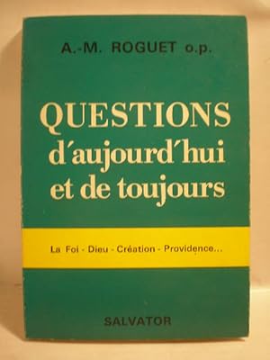 Immagine del venditore per Questions d'aujourd'hui et de toujours venduto da Librera Antonio Azorn