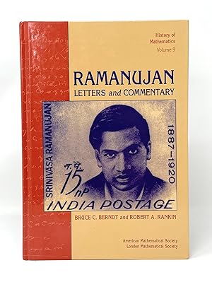 Bild des Verkufers fr Ramanujan: Letters and Commentary (History of Mathematics, Volume 9) zum Verkauf von Underground Books, ABAA