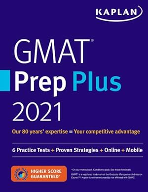 Imagen del vendedor de Kaplan GMAT Prep Plus 2021 a la venta por GreatBookPrices