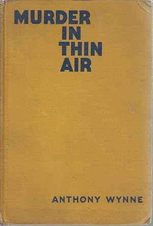 Bild des Verkufers fr Murder in Thin Air zum Verkauf von Robinson Street Books, IOBA