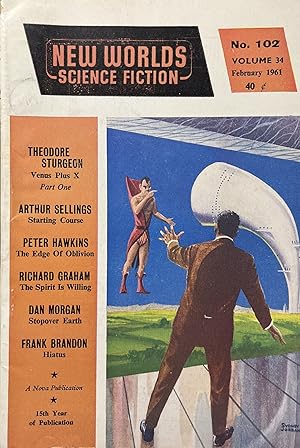 Immagine del venditore per New Worlds Science Fiction Volume 34, No.102, February 1961 venduto da 32.1  Rare Books + Ephemera, IOBA, ESA