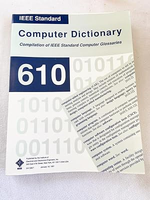 Seller image for 1991 PB IEEE Standard Computer Dictionary: A Compilation of IEEE Standard Computer Glossaries : 610 for sale by Miki Store