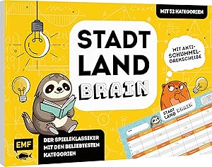 Bild des Verkufers fr Stadt, Land, Brain - Der Spieleklassiker mit den beliebtesten Kategorien zum Verkauf von moluna