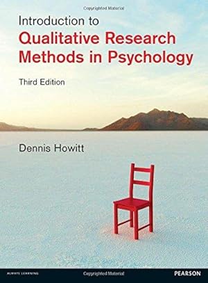 Seller image for Introduction to Qualitative Research Methods in Psychology for sale by WeBuyBooks