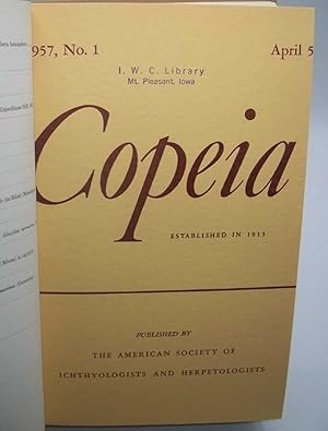 Immagine del venditore per Copeia 1957-1958, 8 Issues bound together venduto da Easy Chair Books