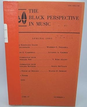 Seller image for The Black Perspective in Music Volume 15, Number 1-2, 1987 for sale by Easy Chair Books