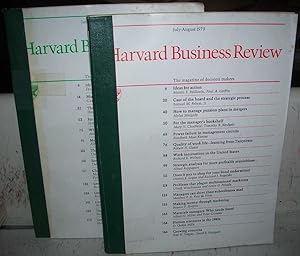 Harvard Business Review: The Magazine of Decision Makers January-December 1979 (Complete Year of ...