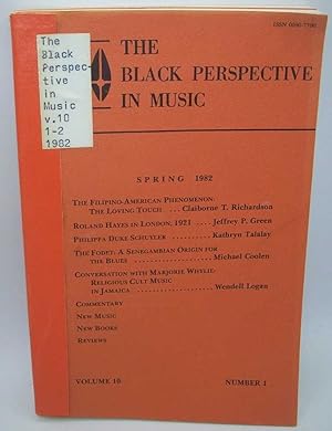 Immagine del venditore per The Black Perspective in Music Volume 10, Number 1-2, 1982 venduto da Easy Chair Books