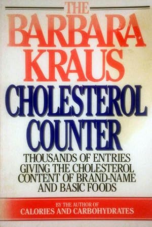 Bild des Verkufers fr The Barbara Kraus Cholesterol Counter zum Verkauf von Kayleighbug Books, IOBA