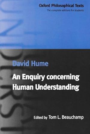 Immagine del venditore per An Enquiry Concerning Human Understanding (Oxford Philosophical Texts) venduto da WeBuyBooks