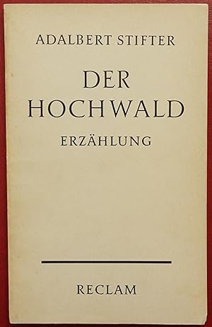 Bild des Verkufers fr Der Hochwald: Erzahlung zum Verkauf von Faith In Print