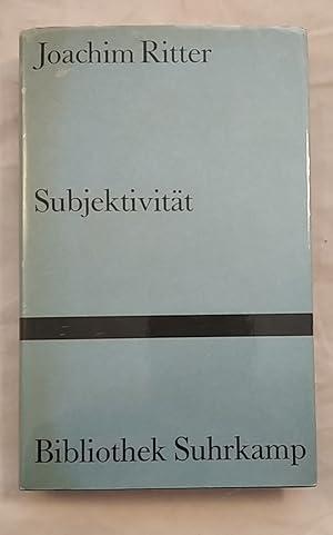 Bild des Verkufers fr Subjektivitt- Sechs Aufstze. zum Verkauf von KULTur-Antiquariat