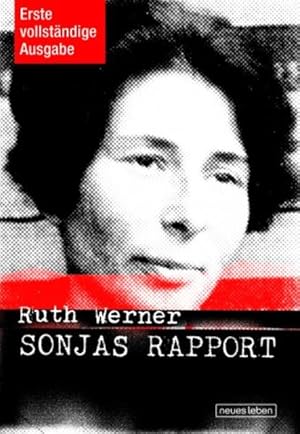 Bild des Verkufers fr Sonjas Rapport Ruth Werner zum Verkauf von Berliner Bchertisch eG