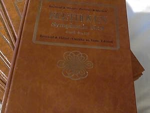 Symphonie No., 1 bis No. 9 ( 9 Vols ) Breitkopf Härtels Partitur Bibliothek ( Breitkopf Härtel - ...