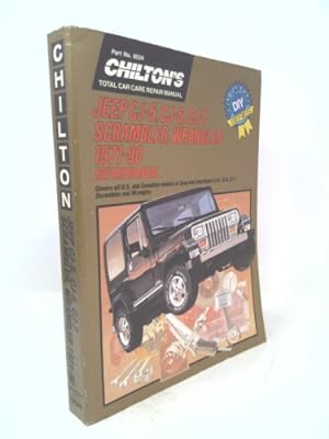 Bild des Verkufers fr Jeep Cj-5, Cj-6, Cj-7, Scrambler, Wrangler, 1971-90: Repair Manual zum Verkauf von ThriftBooksVintage