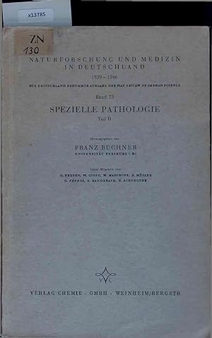 Seller image for Spezielle Pathologie. Band 73 for sale by Antiquariat Bookfarm