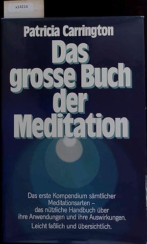 Bild des Verkufers fr Das grosse Buch der Meditation. zum Verkauf von Antiquariat Bookfarm