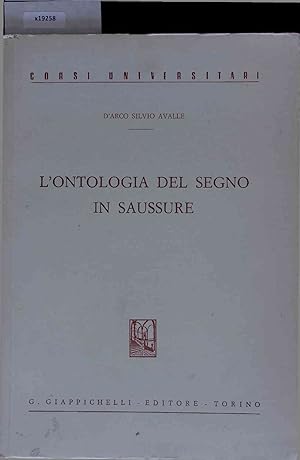 Seller image for L'Ontologia del Segno in Saussure. for sale by Antiquariat Bookfarm