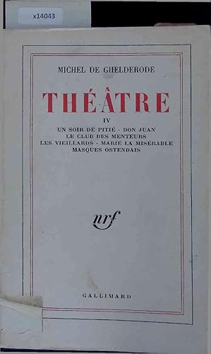 Seller image for Theatre IV. for sale by Antiquariat Bookfarm