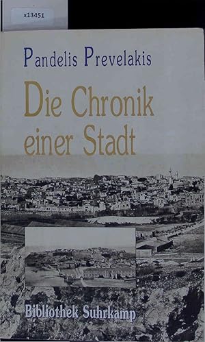 Bild des Verkufers fr Die Chronik einer Stadt. zum Verkauf von Antiquariat Bookfarm