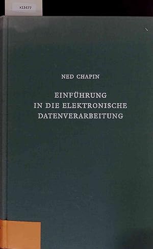 Seller image for Einfhrung in die Elektronische Datenverarbeitung. for sale by Antiquariat Bookfarm