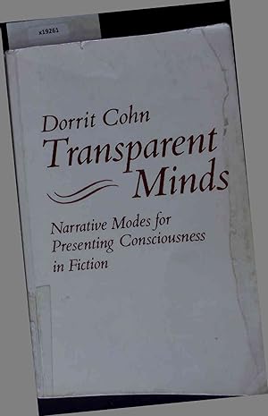 Immagine del venditore per Transparent Minds. Narrative Modes for Presenting Consciousness in Fiction. venduto da Antiquariat Bookfarm