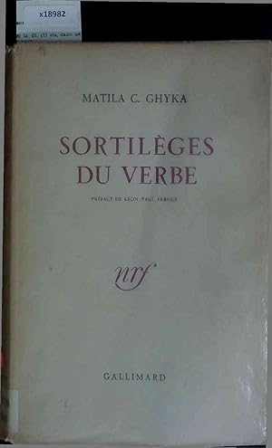 Seller image for Sortileges du Verbe. for sale by Antiquariat Bookfarm