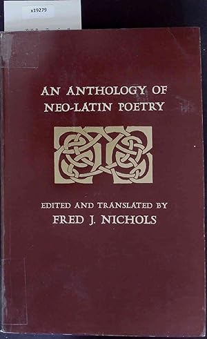 Seller image for An Anthology of Neo-Latin Poetry. for sale by Antiquariat Bookfarm