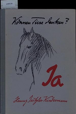 Seller image for Knnen Tiere Denken?. 1890-1953 for sale by Antiquariat Bookfarm