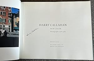 Bild des Verkufers fr Harry Callahan New Color - Photographs, 1978-1987 zum Verkauf von DogStar Books