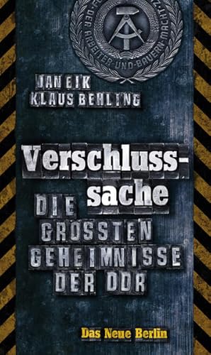 Bild des Verkufers fr Verschluss-Sache Die grten Geheimnisse der DDR zum Verkauf von antiquariat rotschildt, Per Jendryschik