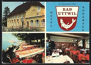 Ansichtskarte Uttwil, Hotel Bad