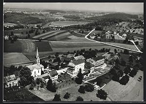 Ansichtskarte Sankt Pelagiberg, Ortsansicht mit Kurhaus Marienburg