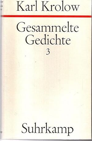 Gesammelte Gedichte 3.