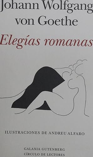 Imagen del vendedor de Elegas romanas a la venta por Librera Alonso Quijano