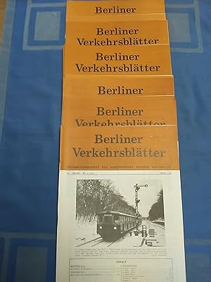Imagen del vendedor de Berliner Verkehrsbltter. 36. Jahrgang 1989. Heft 1-12 (12 Hefte komplett). Informationsschrift fr Freunde des Berliner Verkehrs. a la venta por Antiquariat BehnkeBuch