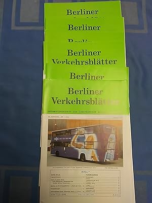 Imagen del vendedor de Berliner Verkehrsbltter. 46. Jahrgang 1999. Heft 1-12 (12 Hefte komplett). Informationsschrift fr Freunde des Berliner Verkehrs. a la venta por Antiquariat BehnkeBuch