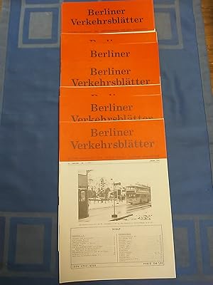 Imagen del vendedor de Berliner Verkehrsbltter. 34. Jahrgang 1987 komplett. (12 Ausgaben in 11 Heften). Informationsschrift fr Freunde des Berliner Verkehrs. a la venta por Antiquariat BehnkeBuch